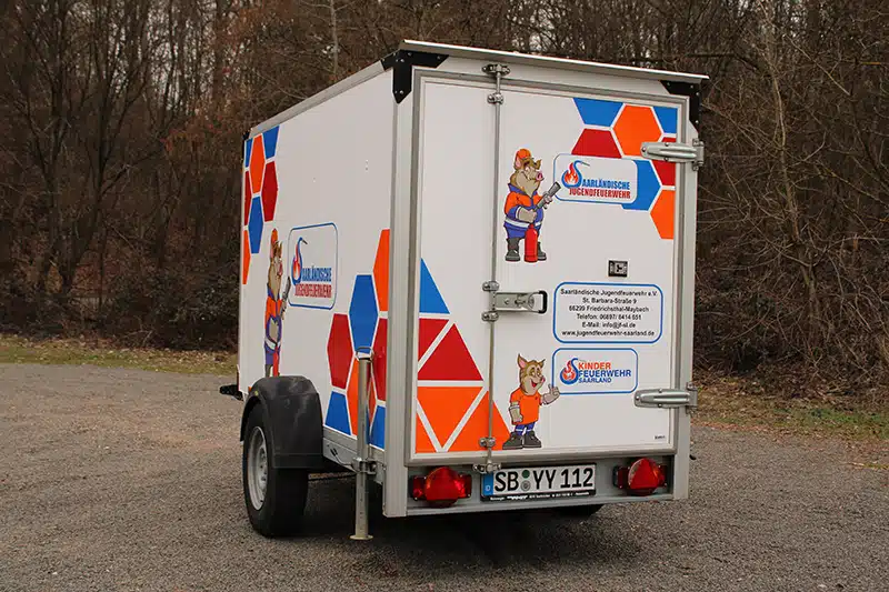 Leihartikel der Jugendfeuerwehr Spieleanhänger